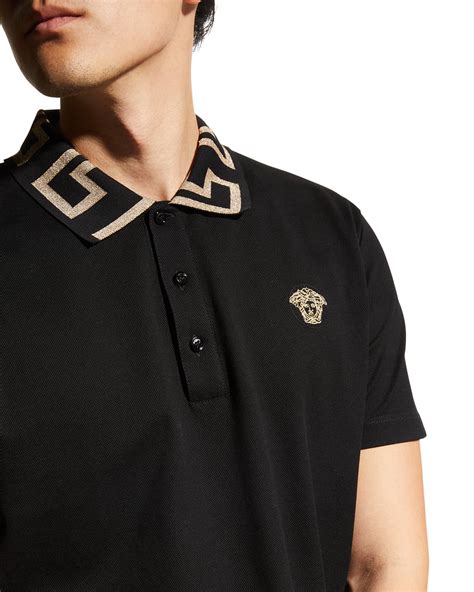 Versace greca collar polo shirts